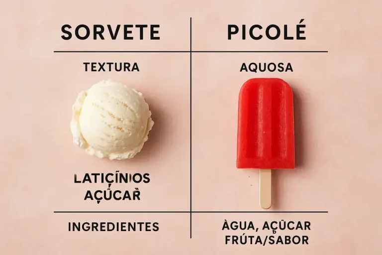 Diferença entre sorvete e picolé: descubra as principais características